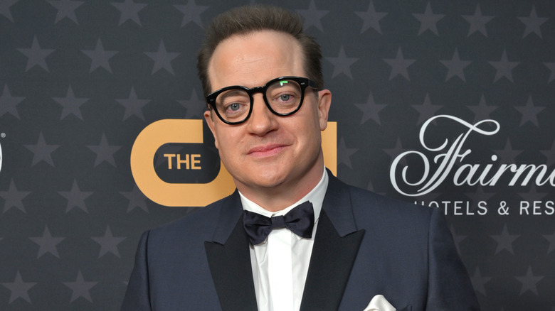 Brendan Fraser smiling