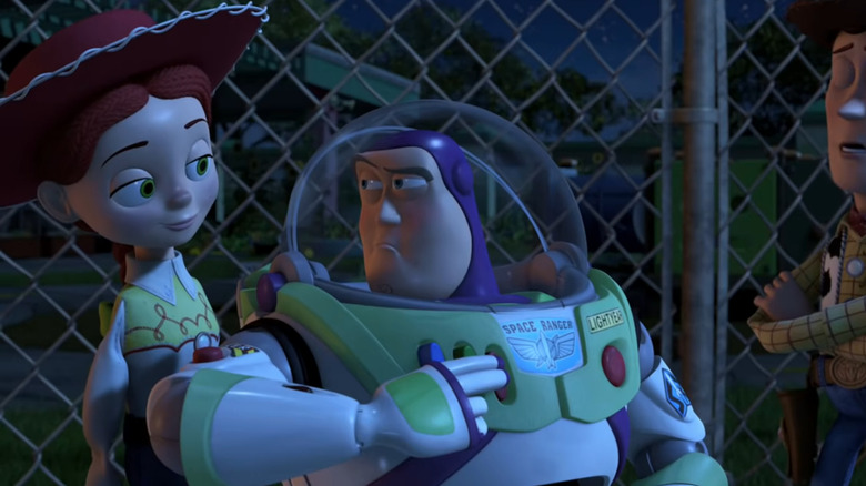 Buzz flirts with Jessie