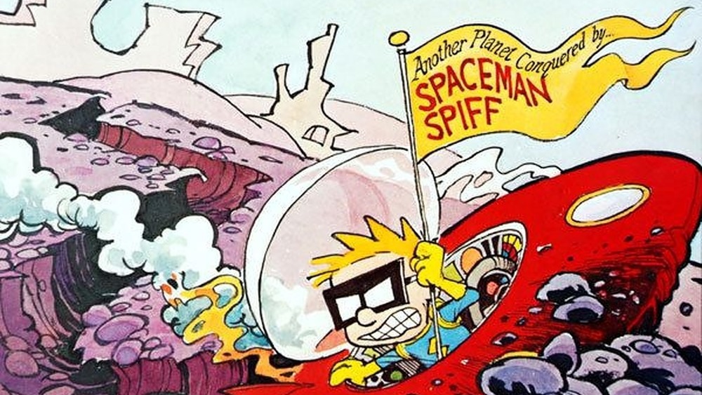Spaceman Spiff crash landing