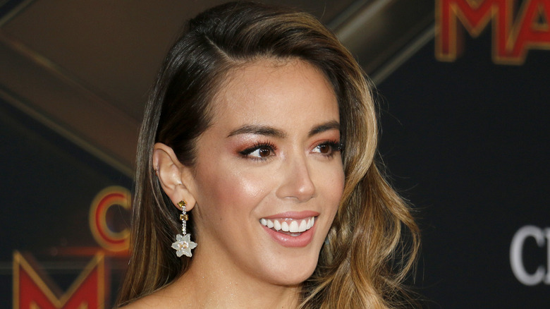 Chloe Bennet smiling