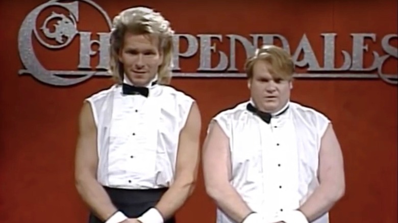 Patrick Swayze Chris Farley SNL