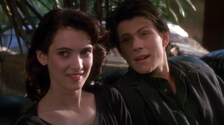 Christian Slater and Winona Ryder in Heathers