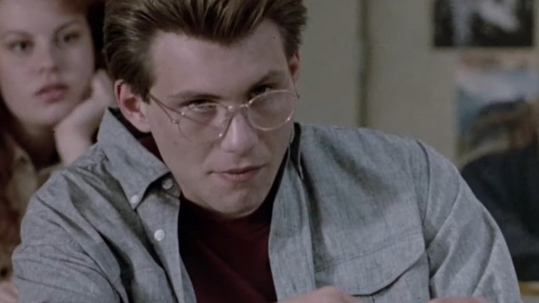 Mark Hunter sitting in classroom