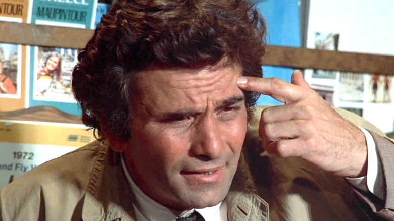 Columbo looking quizzical