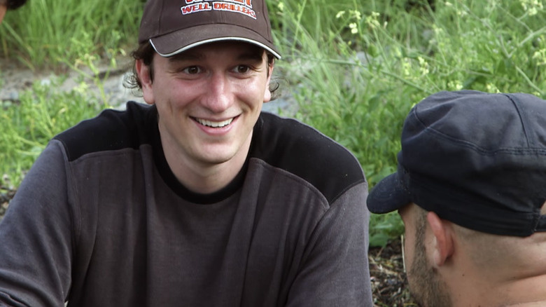 Alex smiling after dig