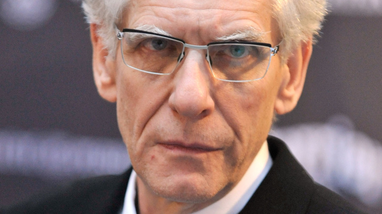 David Cronenberg with glasses