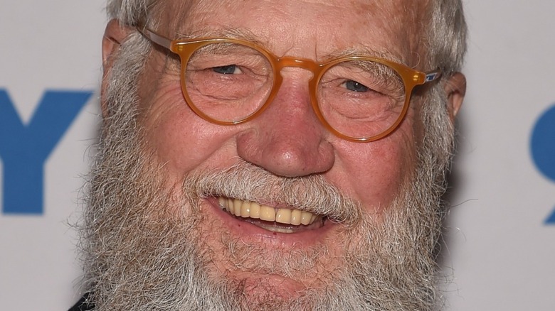 David Letterman smiling