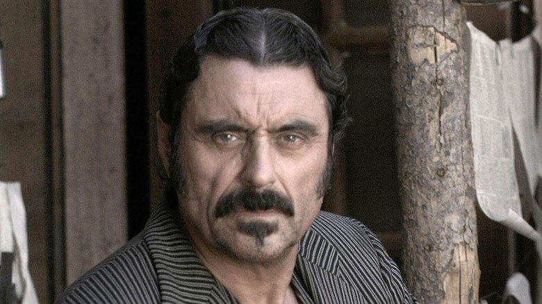 Al Swearengen frowning