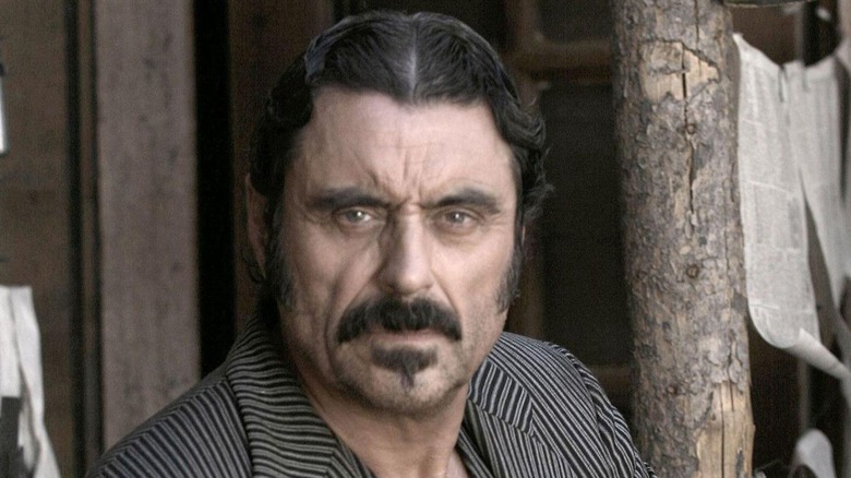 Al Swearengen frowning