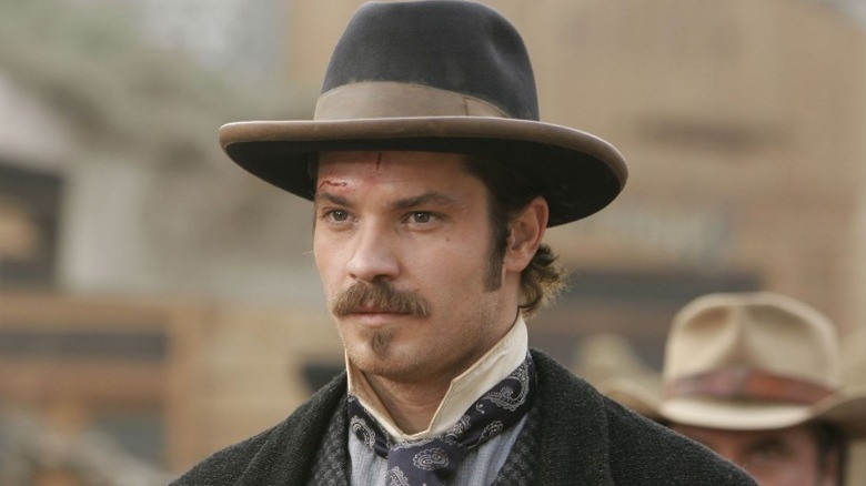 Seth Bullock glaring