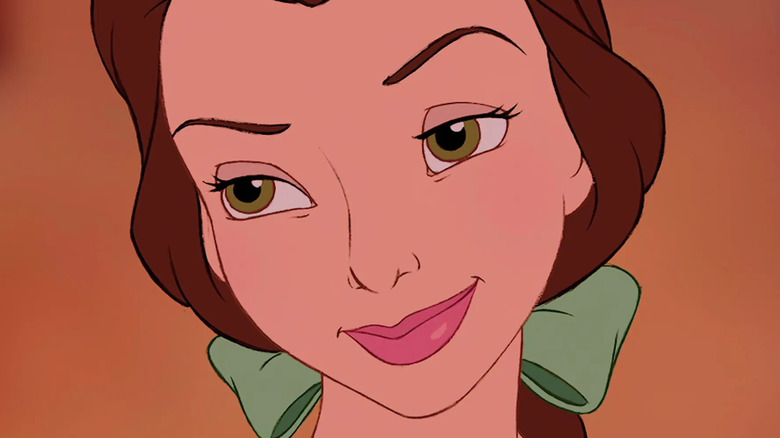 Belle smirking