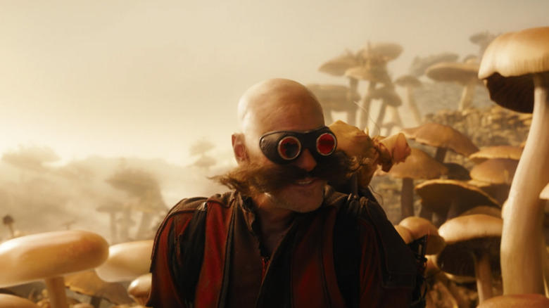 Robotnik with a huge mustache