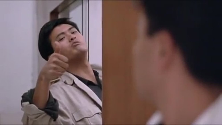Chow Yun-Fat giving thumbs up