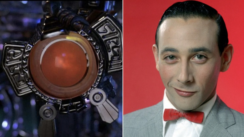Max computer and Paul "Pee-wee Herman" Reubens