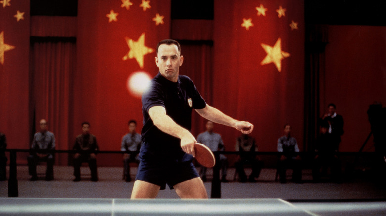 Forrest Gump playing ping pong