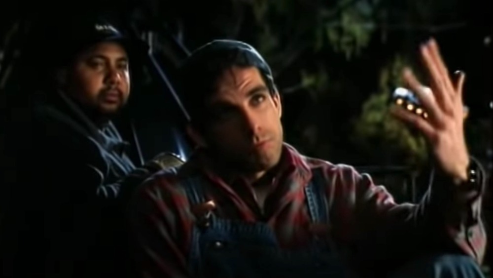 Ben Stiller mugging in Get Shorty