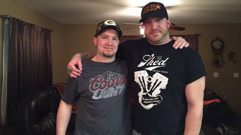 Rick Ness posted a photo on Twitter with his twin brother, Randy
