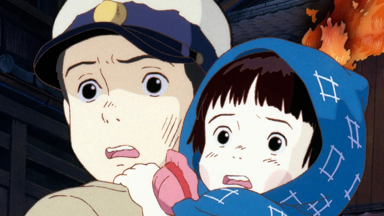 Seita and Setsuko scared