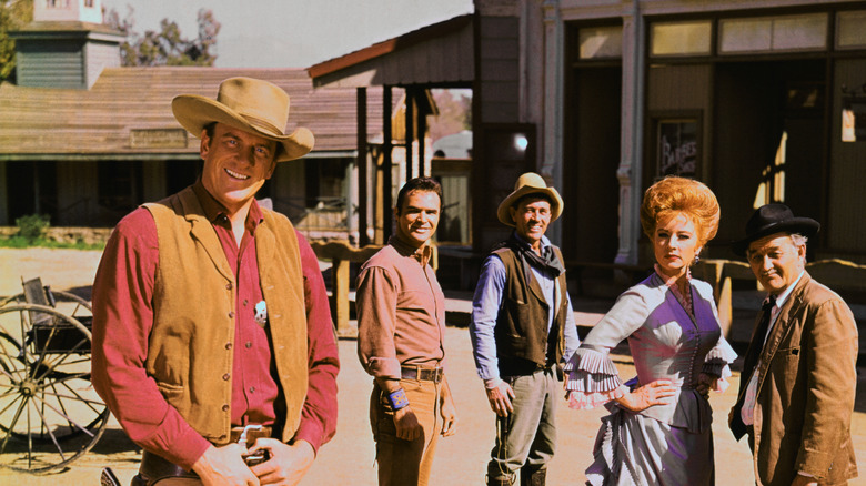 The cast of Gunsmoke