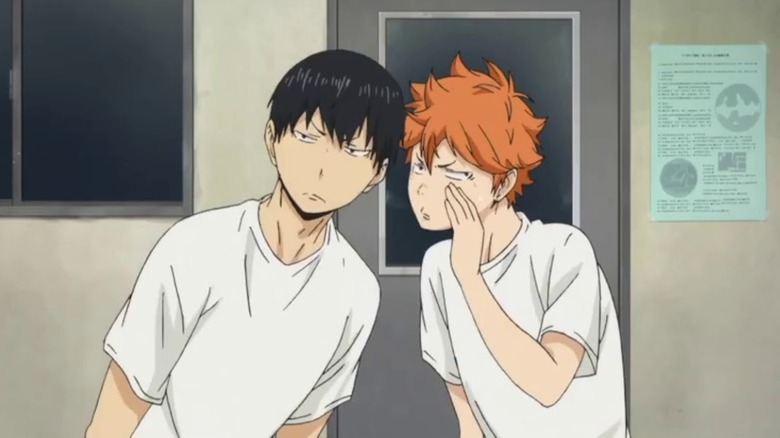 Haikyu!! characters share secret
