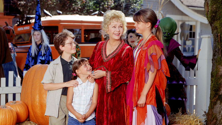 Agatha and the kids in Halloweentown