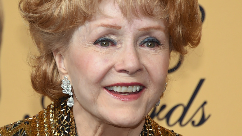 Debbie Reynolds smiling