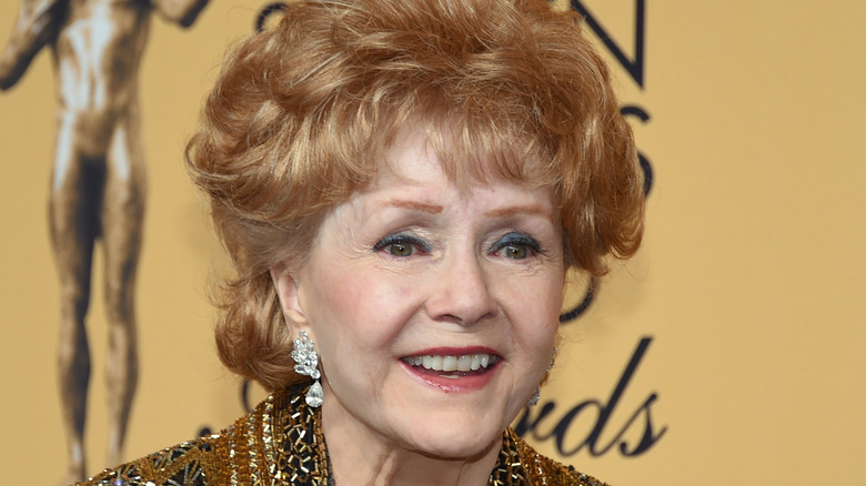 Debbie Reynolds smiling