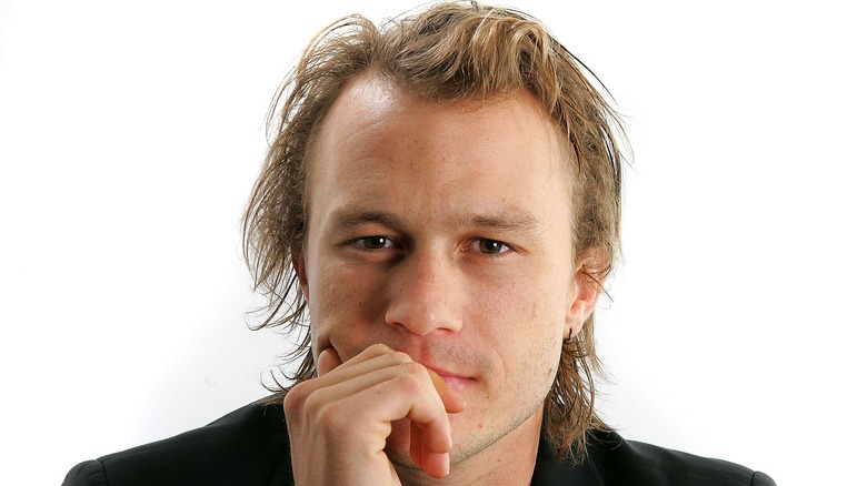 Heath Ledger posing