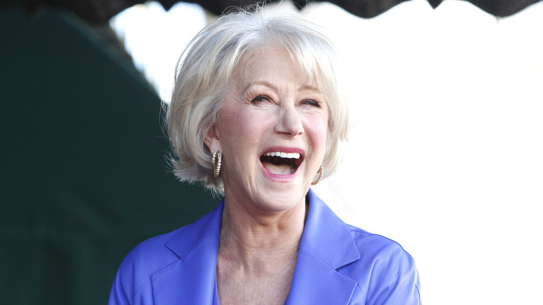 Mirren laughing