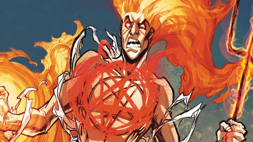 Daimon Hellstrom unleashes his power