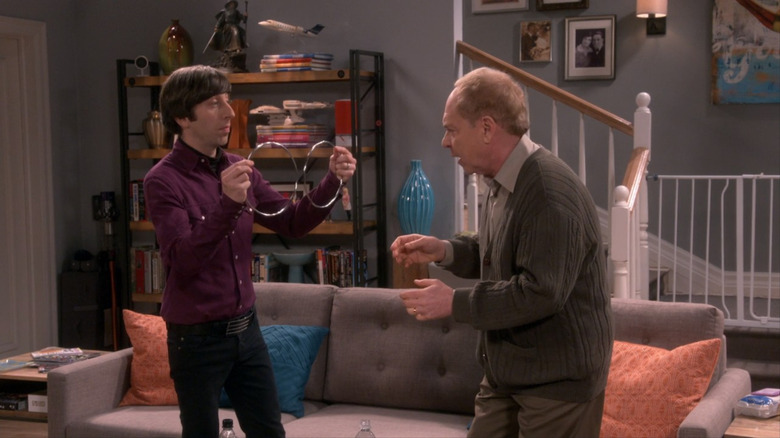 Howard performing a trick