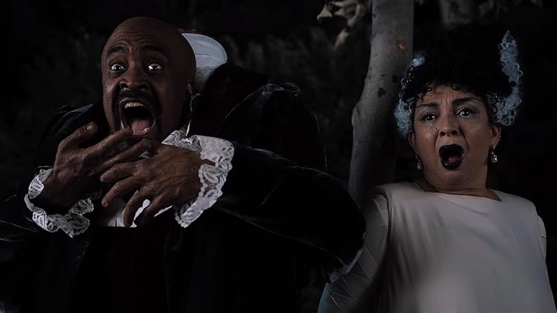 Tim Meadows and Maya Rudolph in "Hubie Halloween"