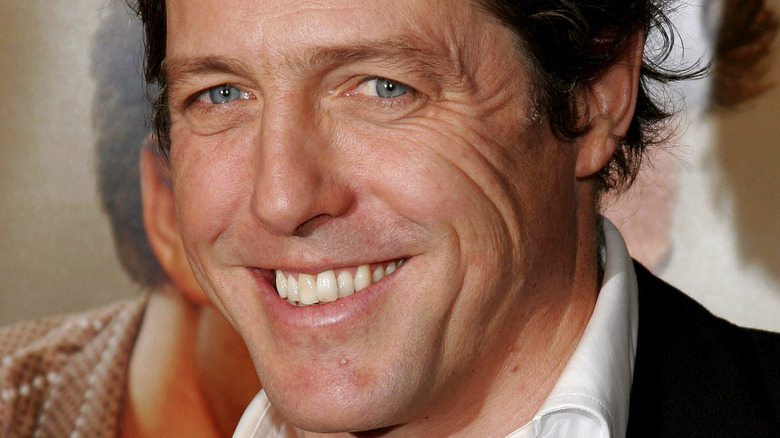 Hugh Grant smiling