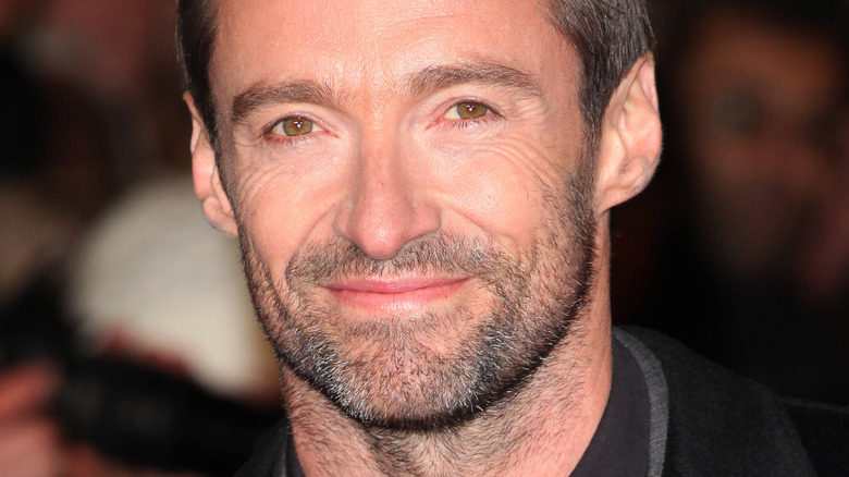 Hugh Jackman smiling