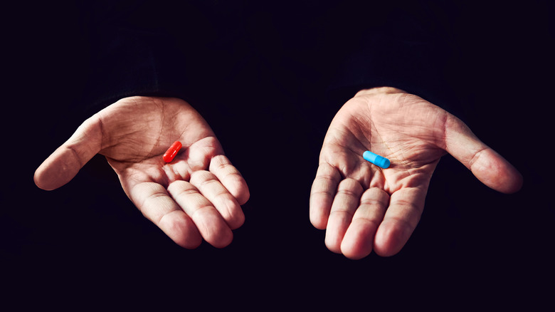 The blue and red pills