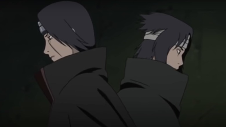 Itachi and Sasuke fight