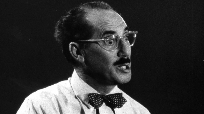 Groucho Marx wearing bowtie