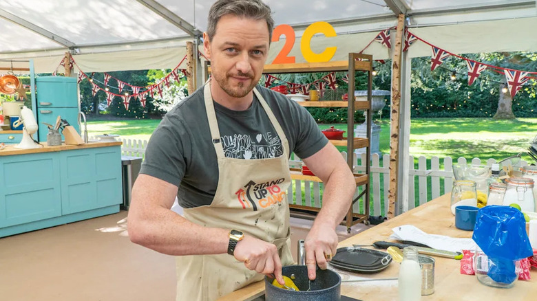 James McAvoy baking