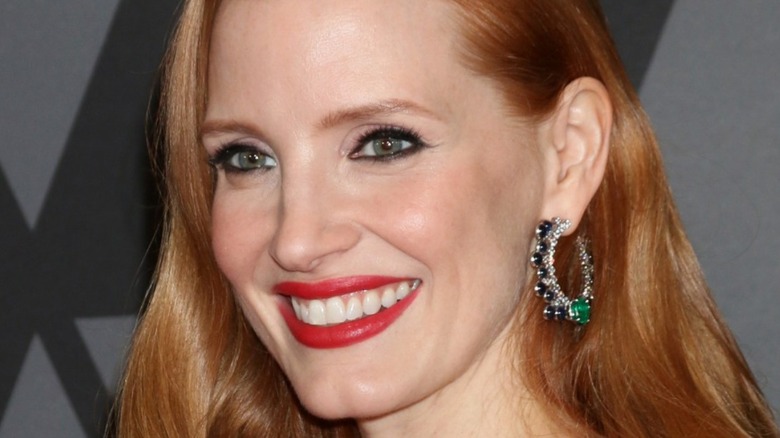 Jessica Chastain smiling