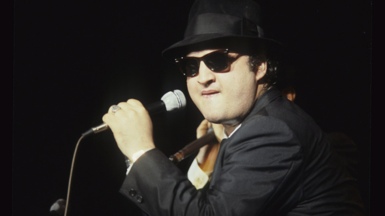 John Belushi onstage