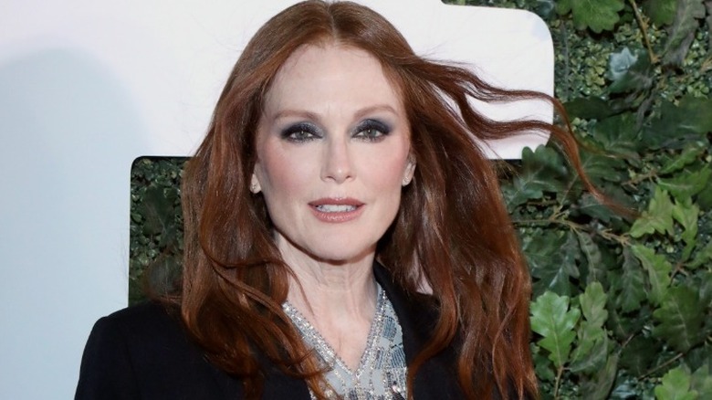 Julianne Moore with windswept hair