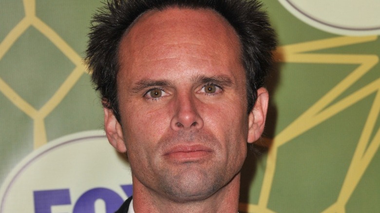 Walter Goggins staring straight ahead