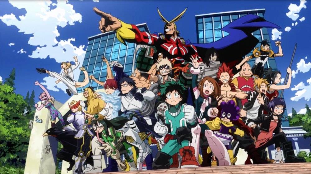 bnha backgrounds: classroom  Bnha classroom background, Anime background,  Anime scenery