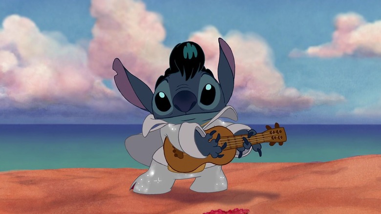 Stitch dressed like Elvis