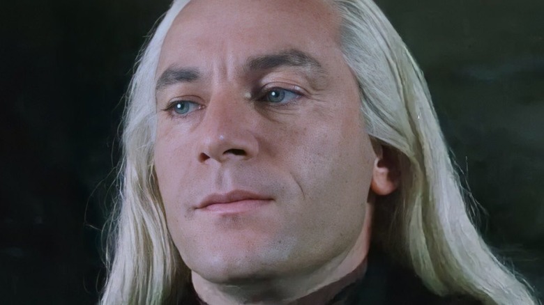 Lucius Malfoy sneers