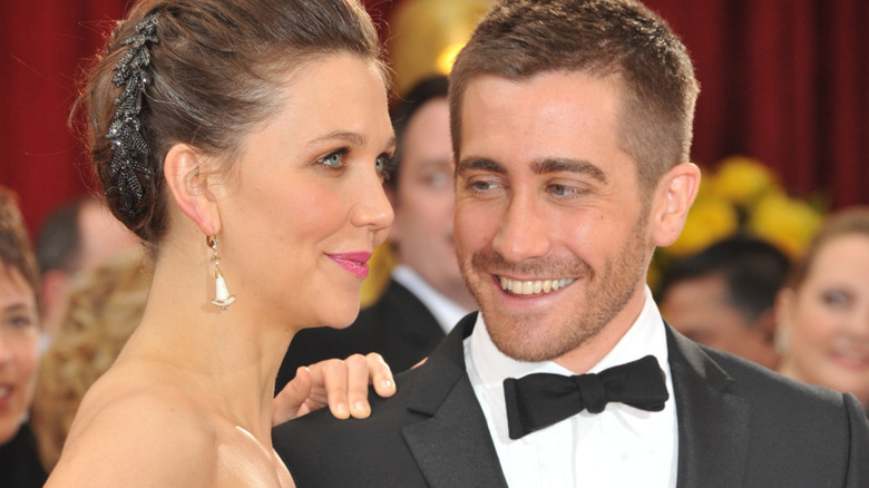 Maggie Gyllenhaal with brother Jake