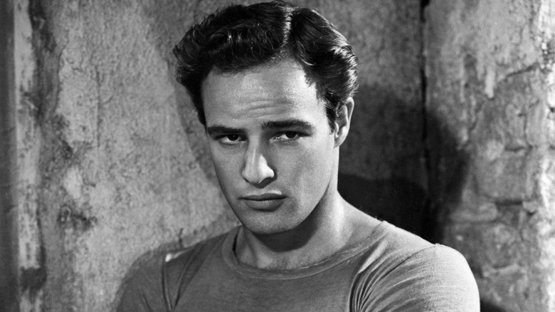 Marlon Brando staring