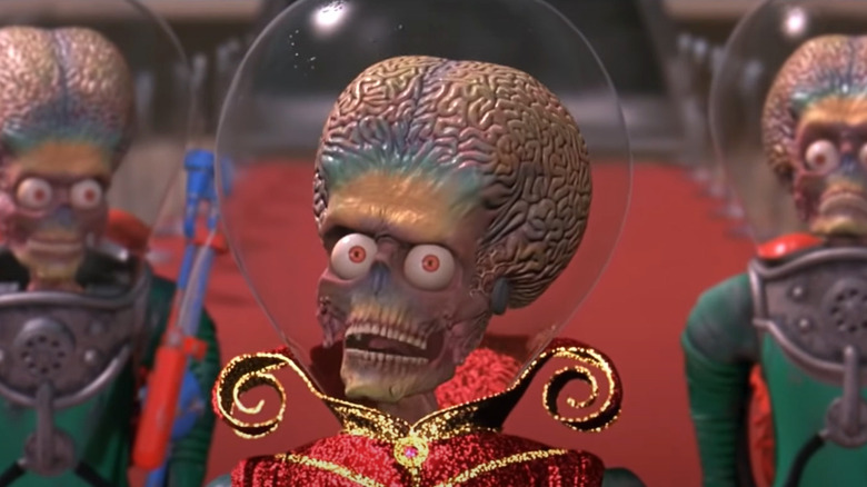 A Martian prepares to speak