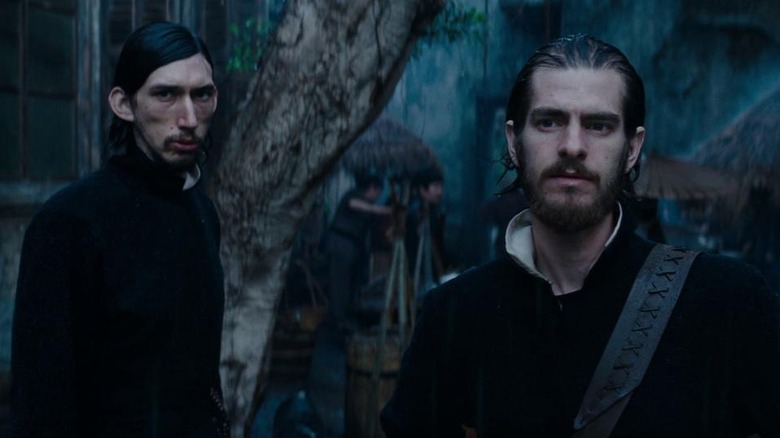 Andrew Garfield and Adam Driver as priests in Japan