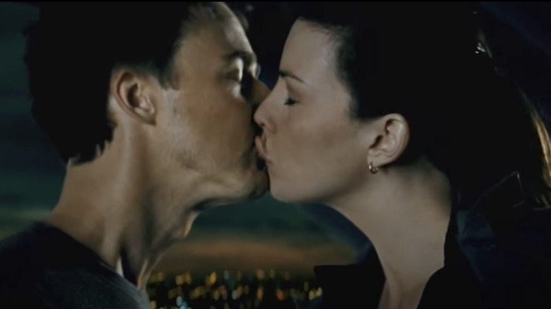 Bruce and Betty share a moment of intimacy in "The Incredible Hulk"